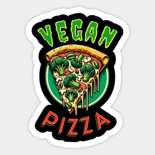 Vegan Pizza Sticker